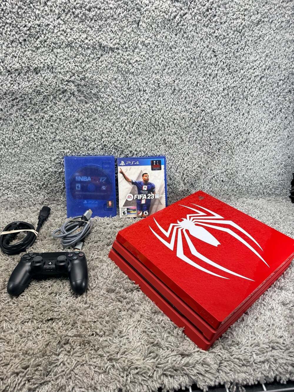 Sony PlayStation 4 Pro 1TB Limited Edition Spider-Man Console Bundle